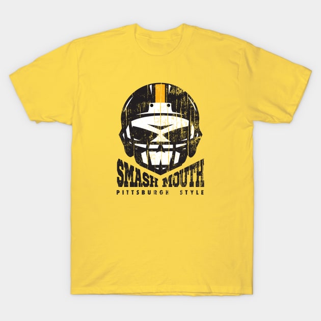 SMASHMOUTH (football) T-Shirt by OldSkoolDesign
